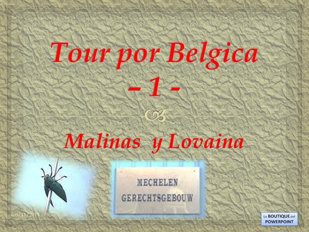 Tour por Belgica – 1 - Malinas y Lovaina 6/11/2014