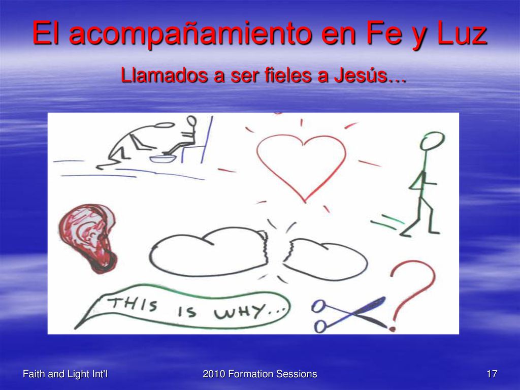 El acompañamiento en Fe y Luz Llamados a ser fieles a Jesús…