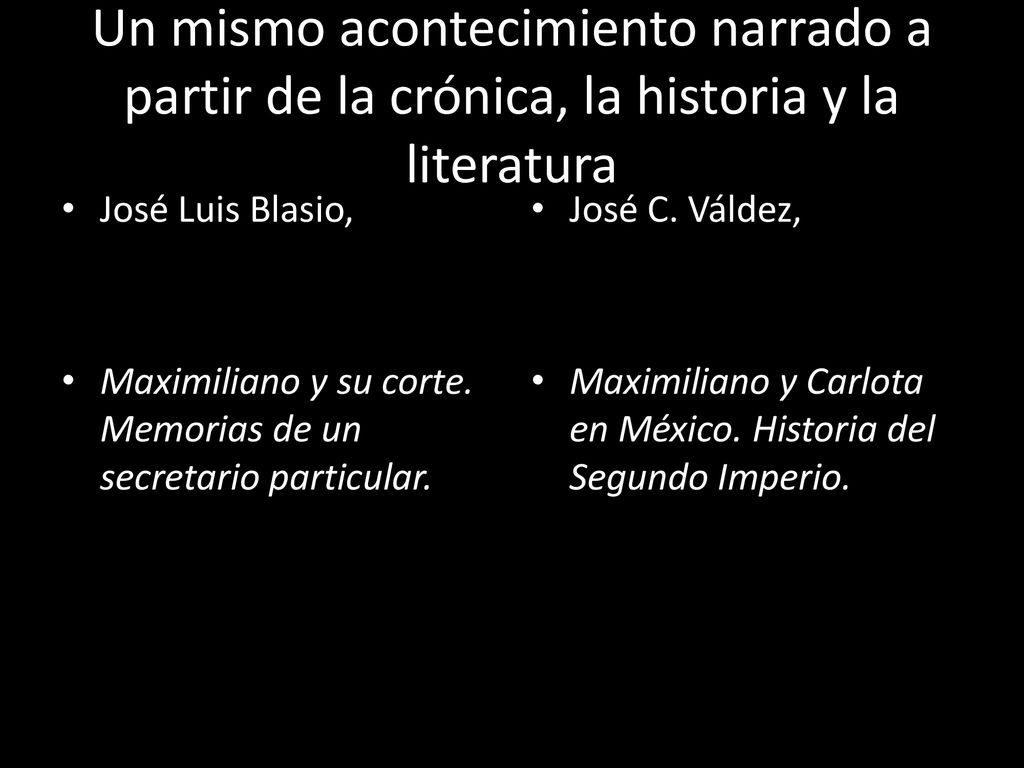 Un mismo acontecimiento narrado a partir de la crónica, la historia y la literatura