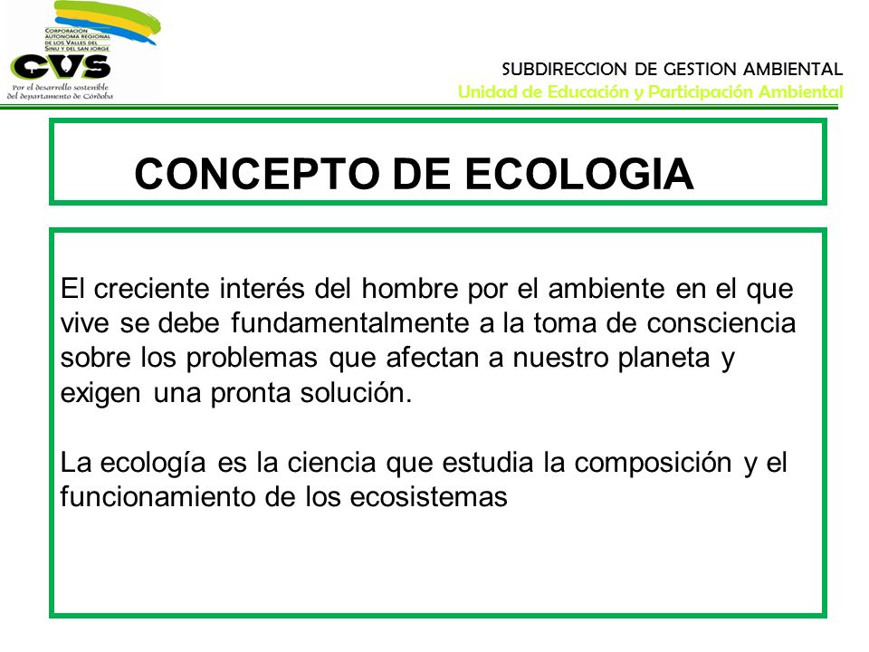 SUBDIRECCION DE GESTION AMBIENTAL Unidad de Educación y Participación Ambiental