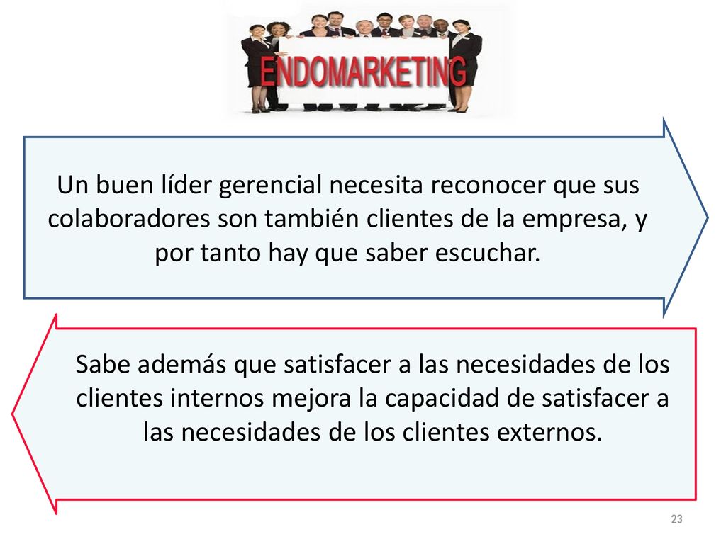 Un buen líder gerencial necesita reconocer que sus colaboradores son también clientes de la empresa, y por tanto hay que saber escuchar.