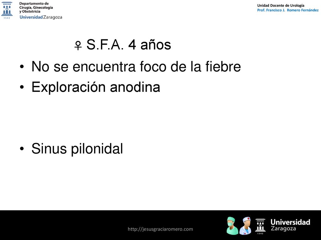 No se encuentra foco de la fiebre Exploración anodina
