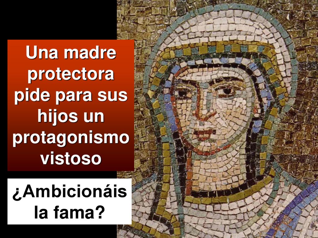 Una madre protectora pide para sus hijos un protagonismo vistoso