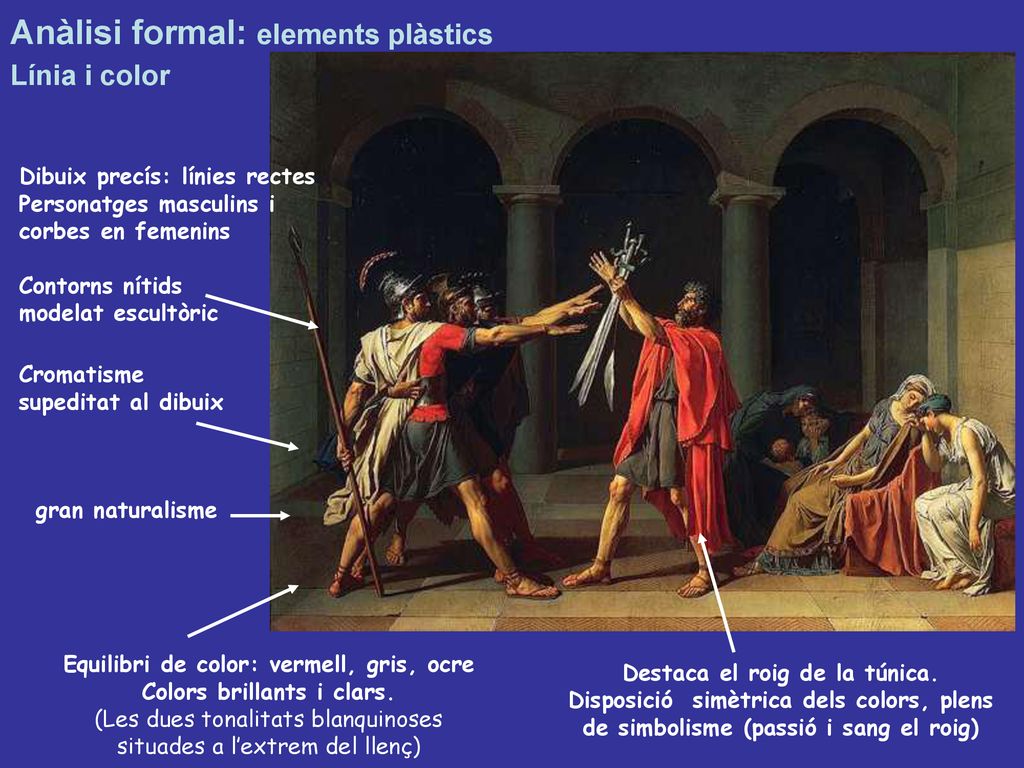 Equilibri de color: vermell, gris, ocre