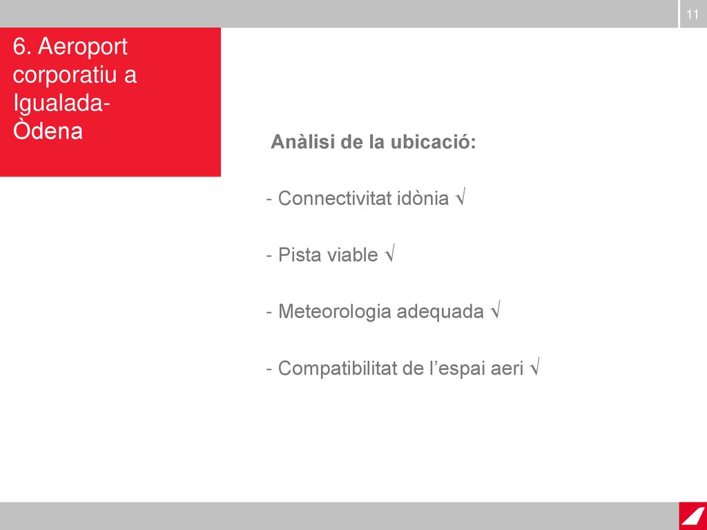 6. Aeroport corporatiu a Igualada-Òdena