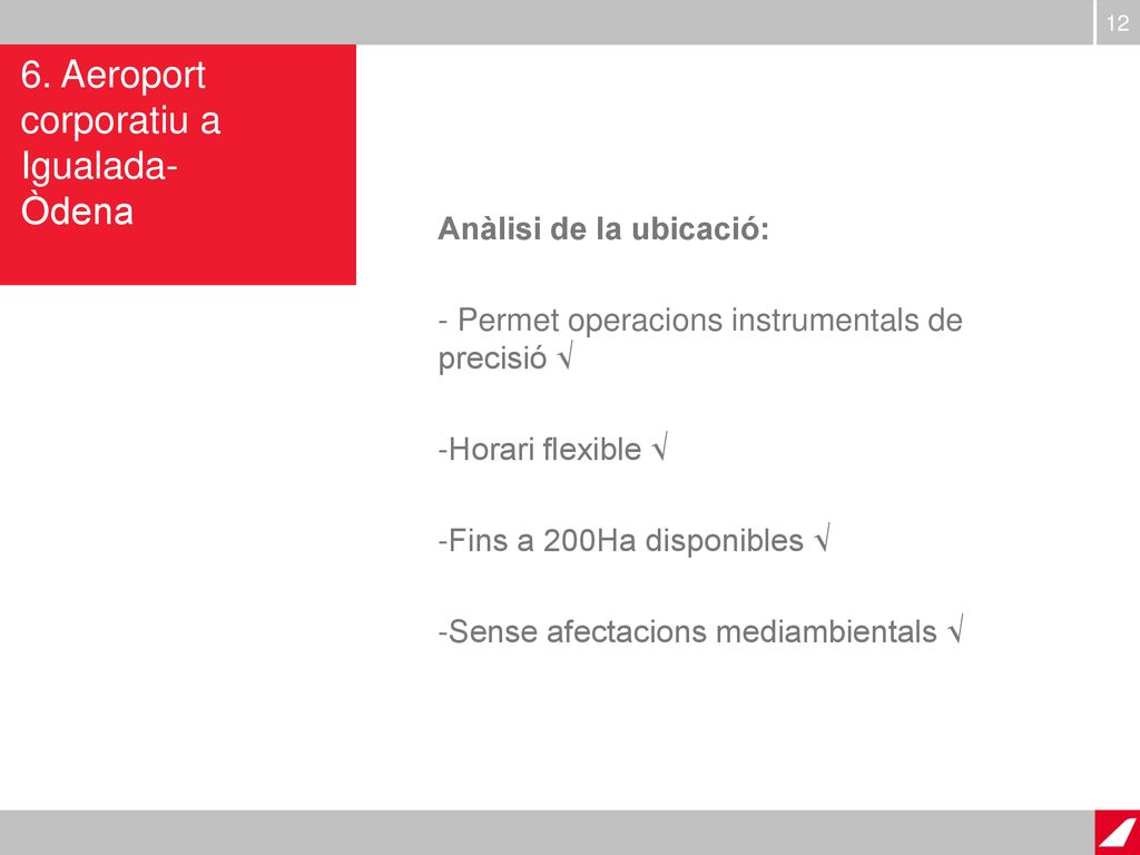 6. Aeroport corporatiu a Igualada-Òdena