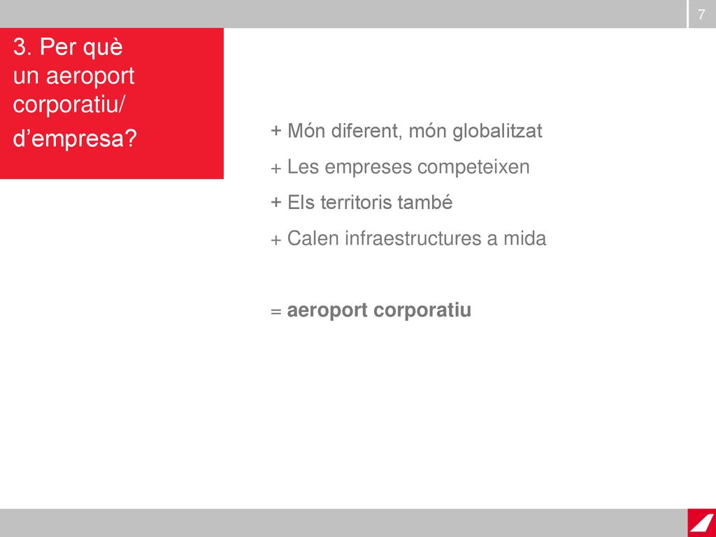 3. Per què un aeroport corporatiu/