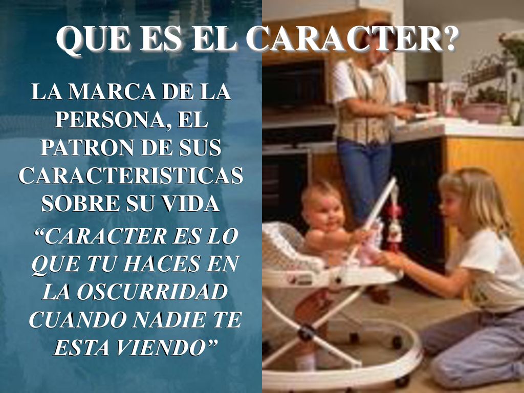 LA MARCA DE LA PERSONA, EL PATRON DE SUS CARACTERISTICAS SOBRE SU VIDA
