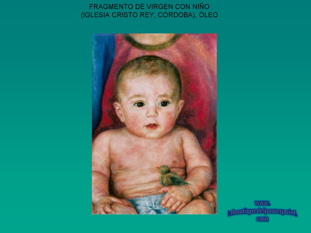FRAGMENTO DE VIRGEN CON NIÑO (IGLESIA CRISTO REY, CÓRDOBA), ÓLEO