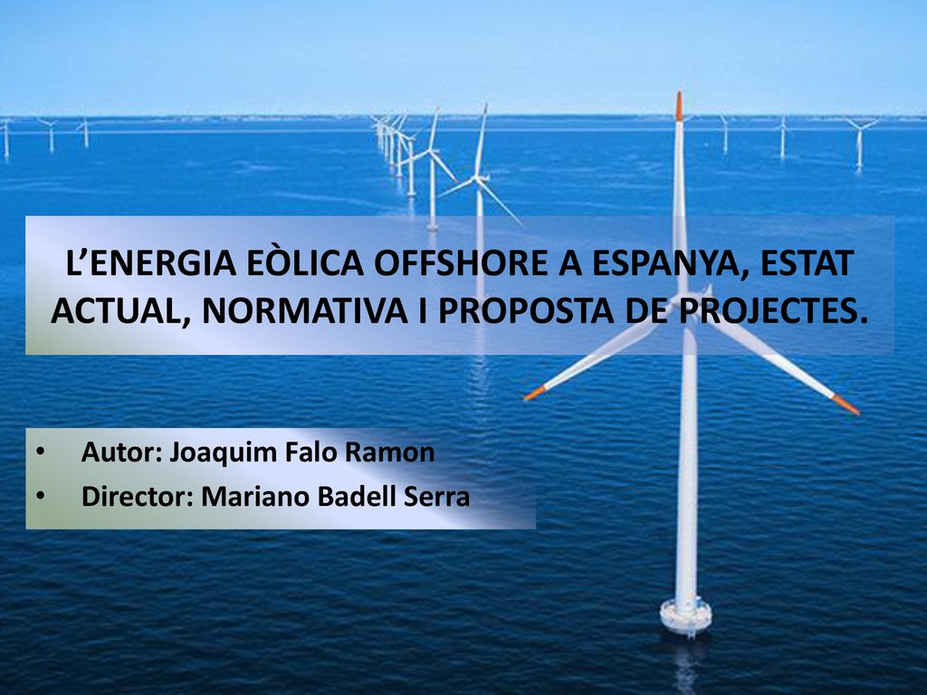 Autor: Joaquim Falo Ramon Director: Mariano Badell Serra