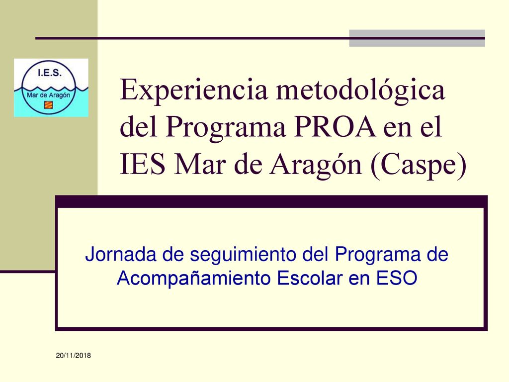 Jornada de seguimiento del Programa de Acompañamiento Escolar en ESO