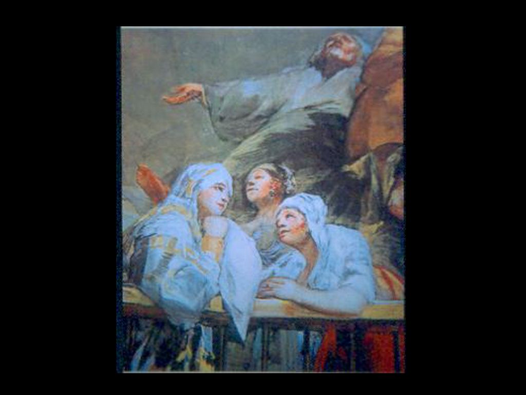 F. De Goya. Cúpula de S. Antonio de la Florida. Detalle.