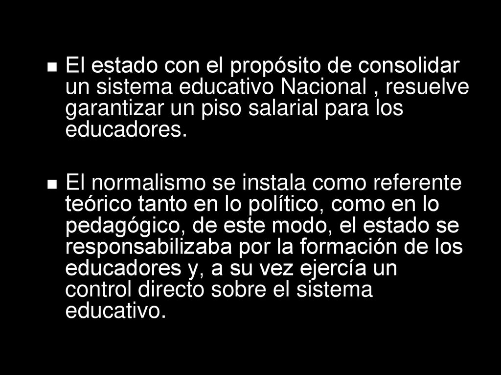 El estado con el propósito de consolidar un sistema educativo Nacional , resuelve garantizar un piso salarial para los educadores.
