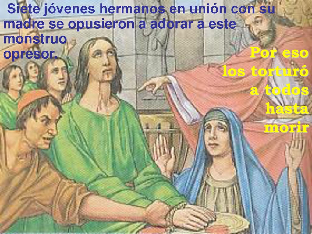 Por eso los torturó a todos hasta morir