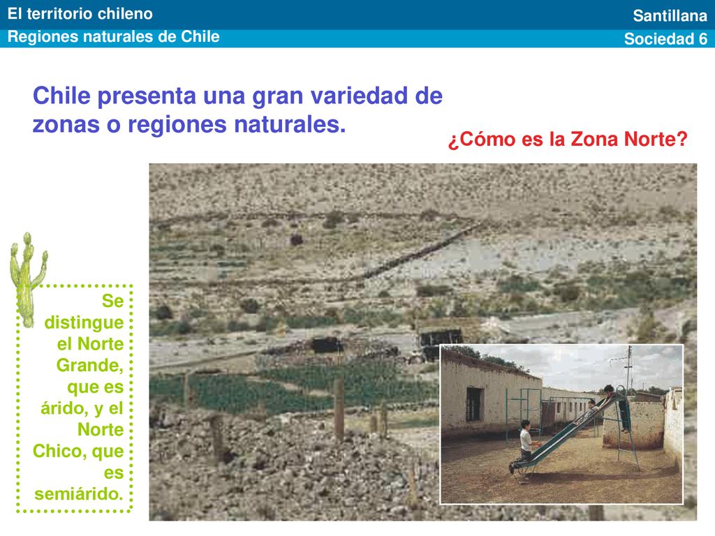 Chile presenta una gran variedad de zonas o regiones naturales.
