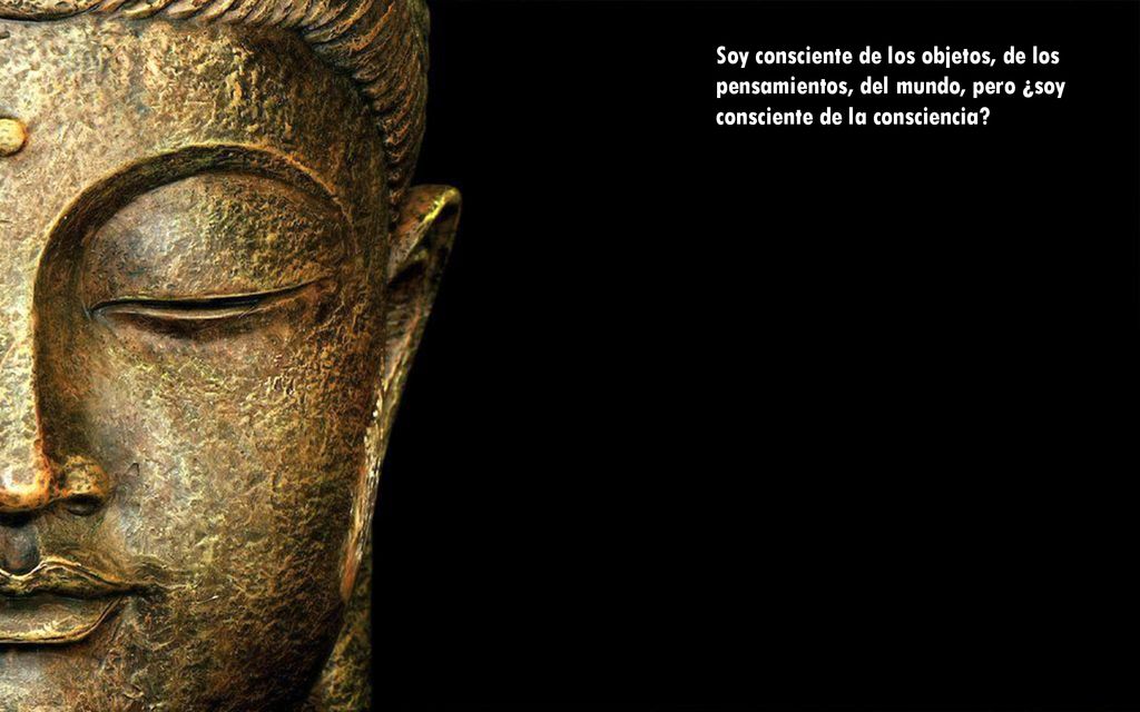 Soy consciente de los objetos, de los pensamientos, del mundo, pero ¿soy consciente de la consciencia
