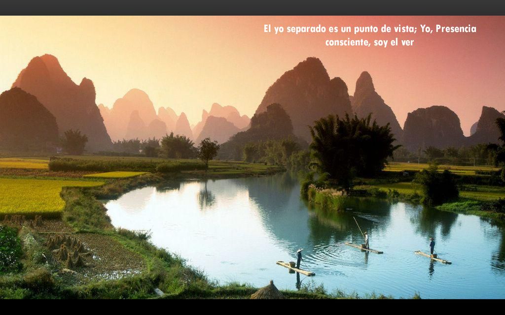 El yo separado es un punto de vista; Yo, Presencia consciente, soy el ver
