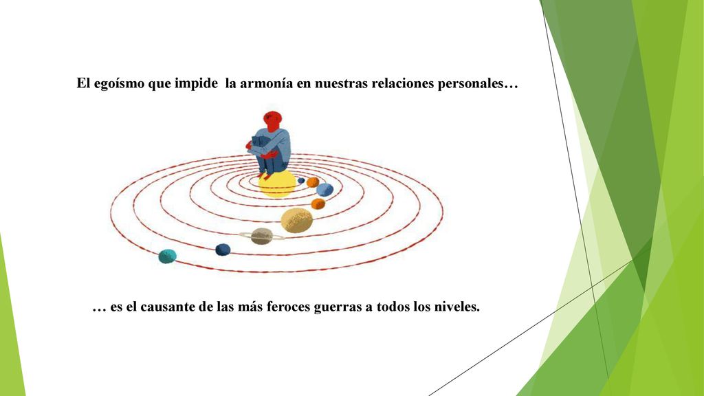 El egoísmo que impide la armonía en nuestras relaciones personales…