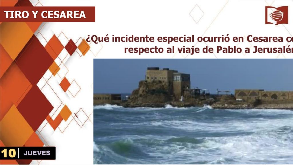 TIRO Y CESAREA ¿Qué incidente especial ocurrió en Cesarea con respecto al viaje de Pablo a Jerusalén