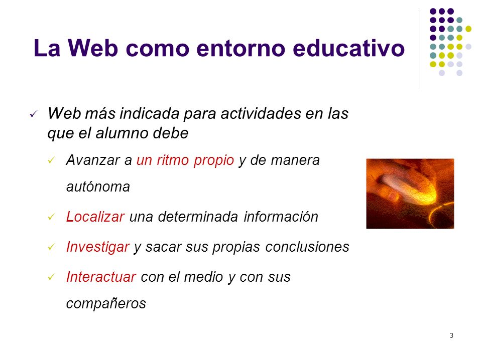 La Web como entorno educativo