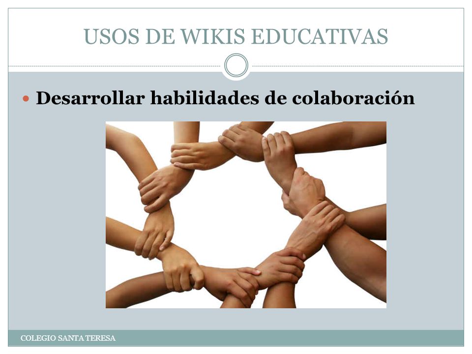 USOS DE WIKIS EDUCATIVAS