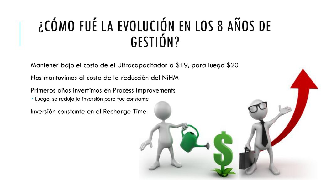 ¿Cómo fué la evolución en los 8 años de gestión