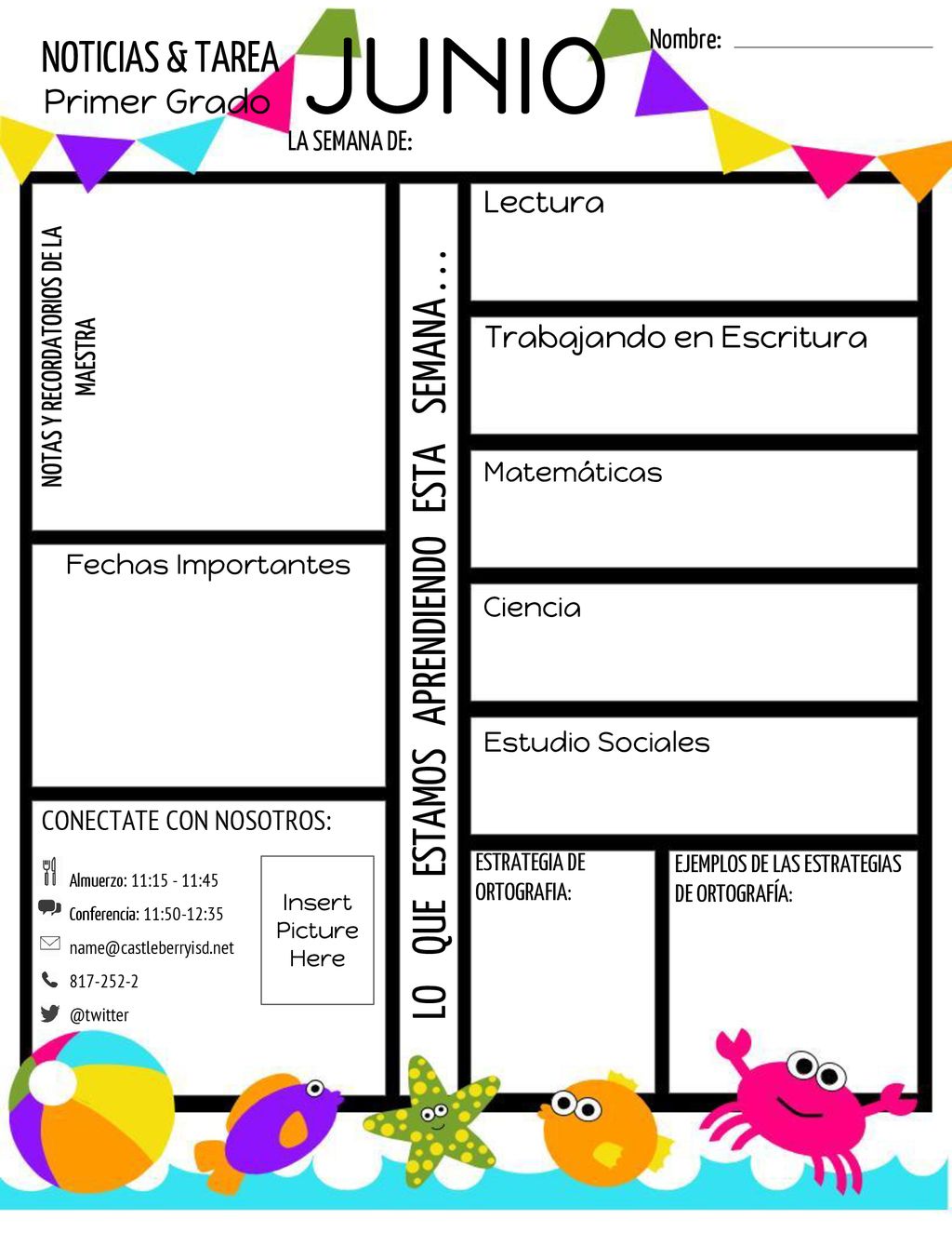 JUNIO LO QUE ESTAMOS APRENDIENDO ESTA SEMANA NOTICIAS & TAREA