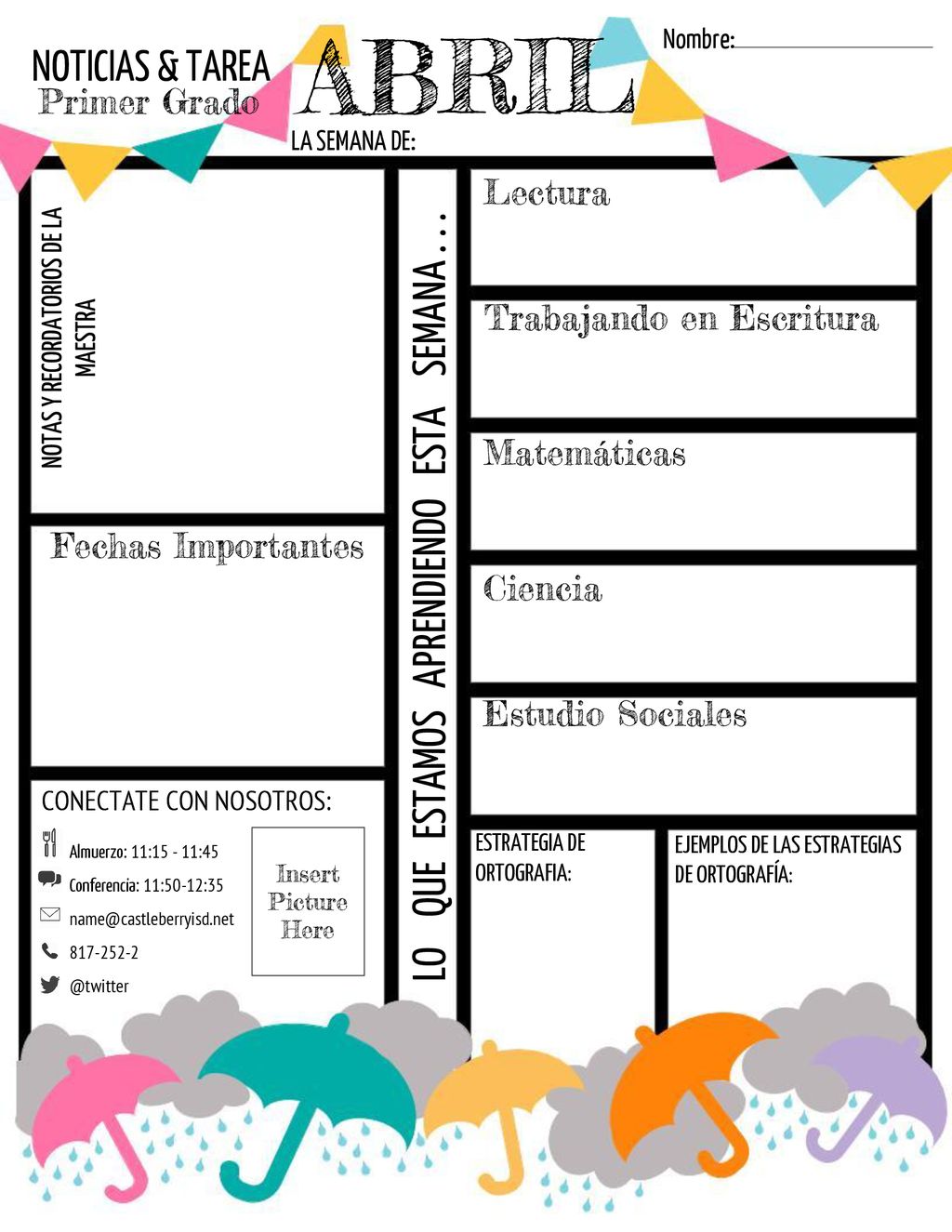 ABRIL LO QUE ESTAMOS APRENDIENDO ESTA SEMANA NOTICIAS & TAREA