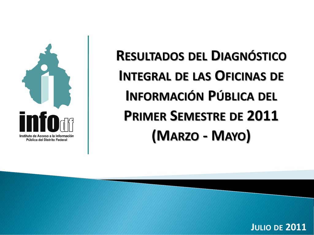 Resultados del Diagnóstico Integral de las Oficinas de Información Pública del