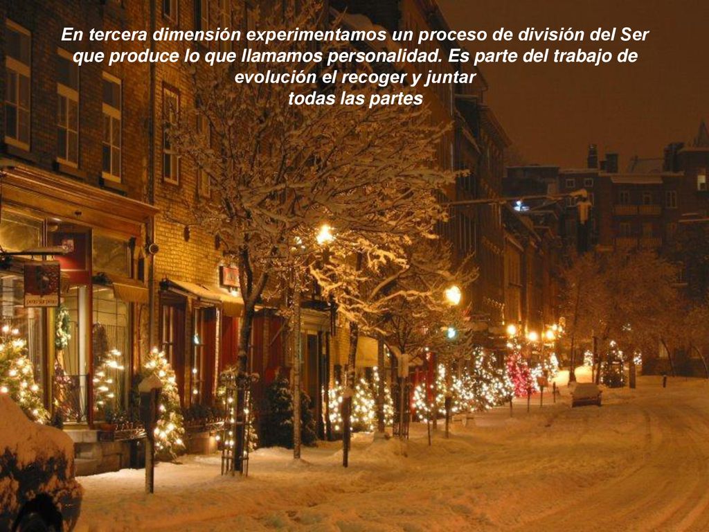En tercera dimensión experimentamos un proceso de división del Ser que produce lo que llamamos personalidad.