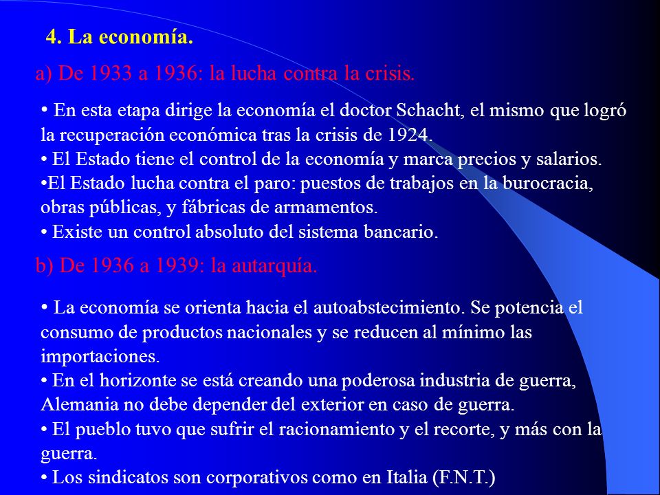 a) De 1933 a 1936: la lucha contra la crisis.