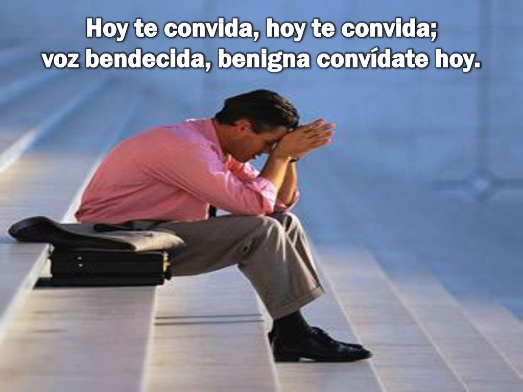 Hoy te convida, hoy te convida; voz bendecida, benigna convídate hoy.