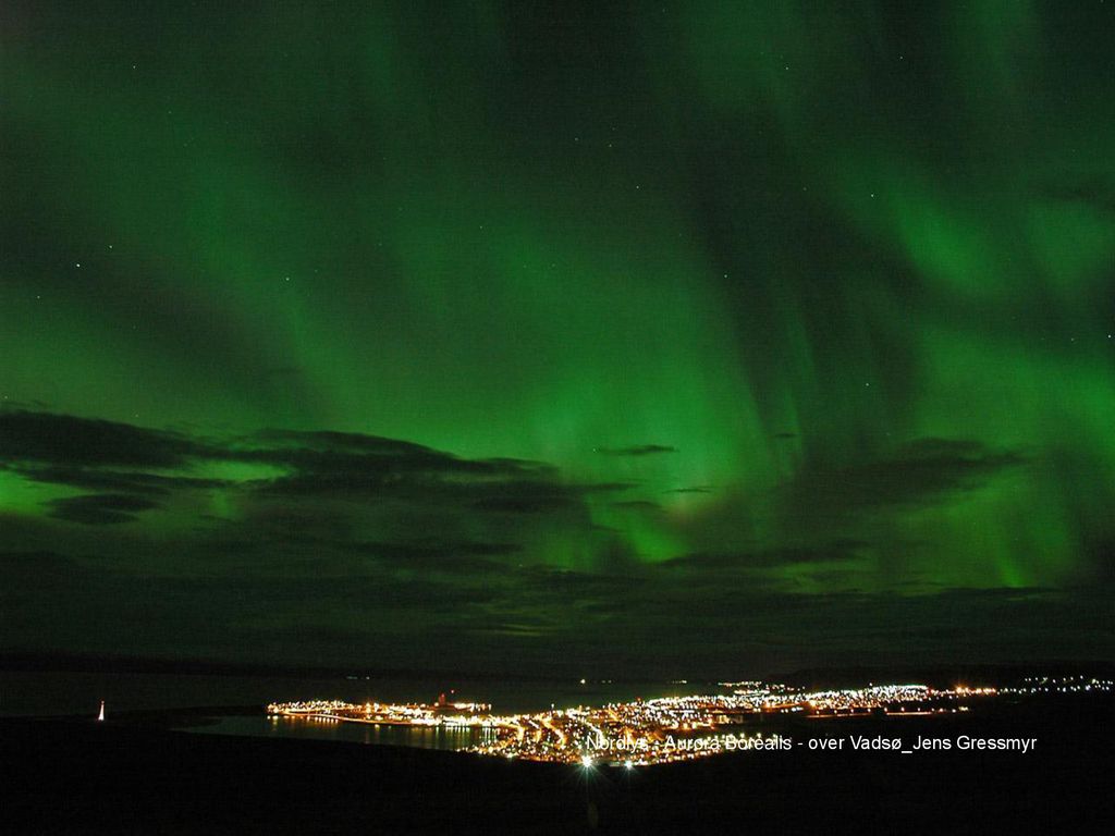 Nordlys - Aurora Borealis - over Vadsø_Jens Gressmyr