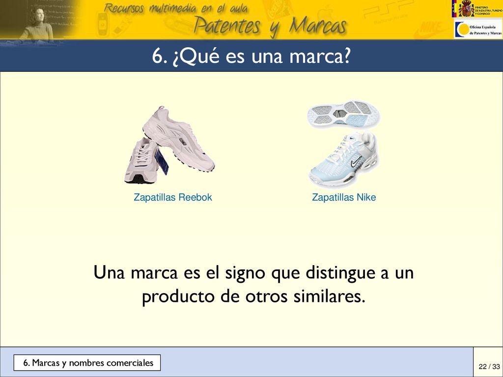 Una marca es el signo que distingue a un producto de otros similares.