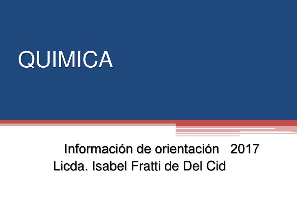 Información de orientación 2017 Licda. Isabel Fratti de Del Cid