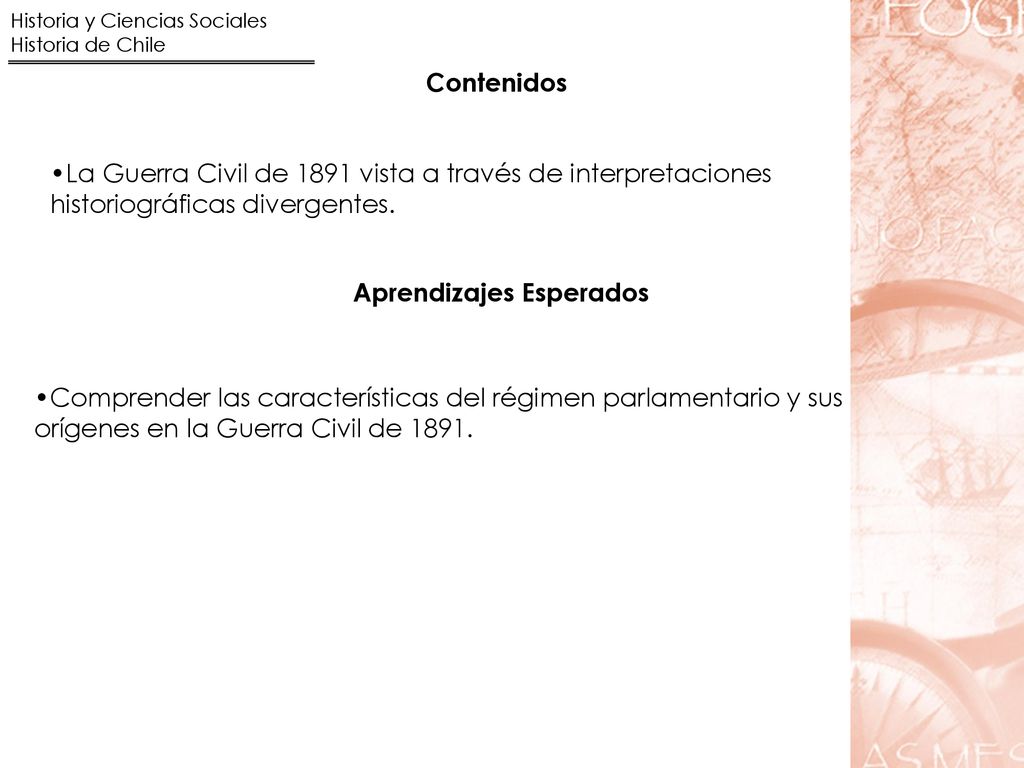 La Guerra Civil de 1891 vista a través de interpretaciones