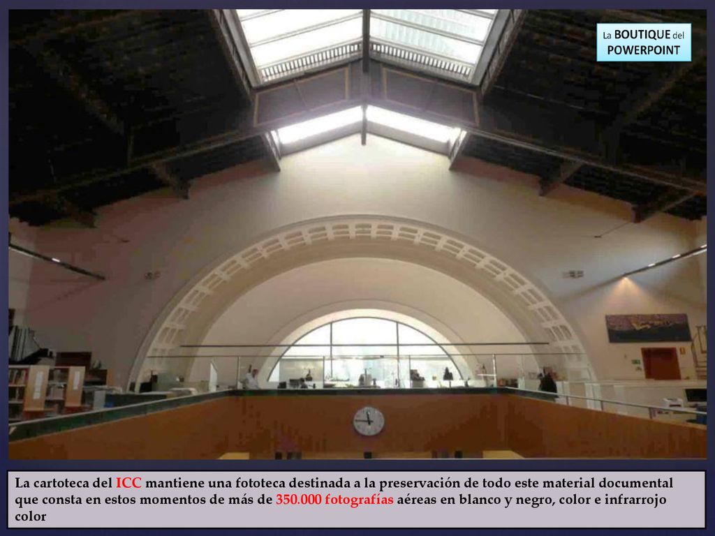 La cartoteca del ICC mantiene una fototeca destinada a la preservación de todo este material documental que consta en estos momentos de más de fotografías aéreas en blanco y negro, color e infrarrojo color