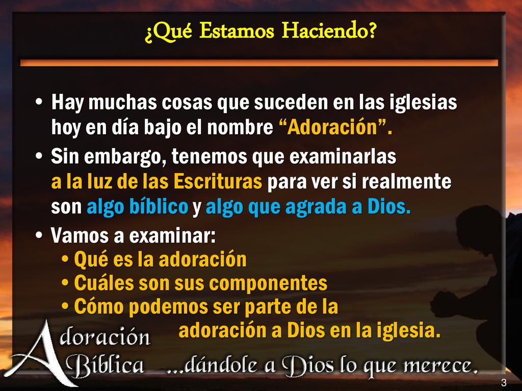01 - Los Principios de La Adoración - Primera Parte
