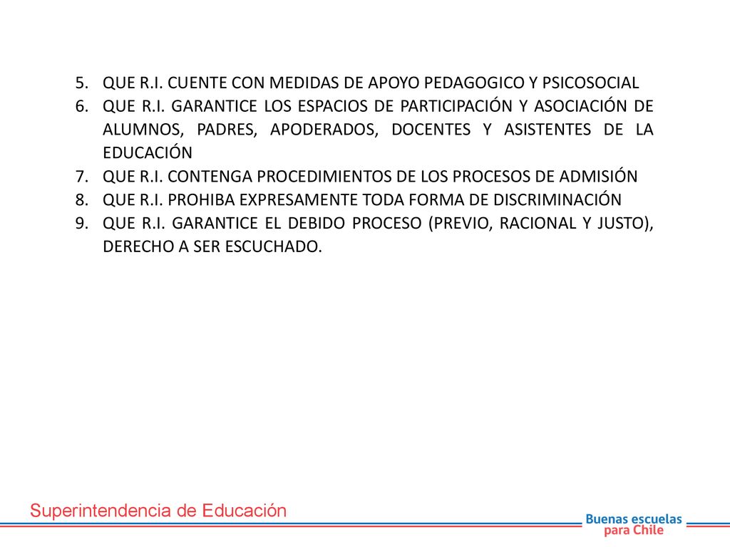 QUE R.I. CUENTE CON MEDIDAS DE APOYO PEDAGOGICO Y PSICOSOCIAL