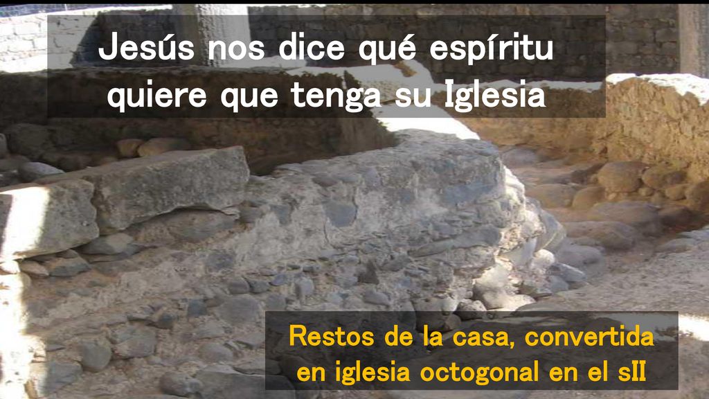 Jesús nos dice qué espíritu quiere que tenga su Iglesia