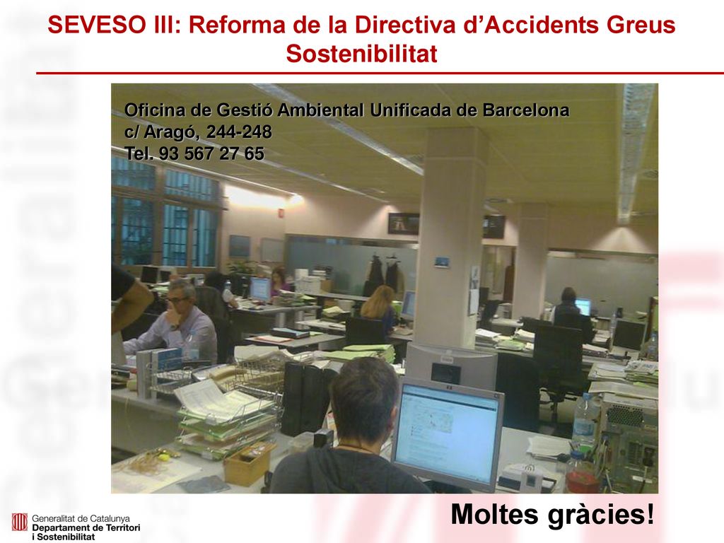 SEVESO III: Reforma de la Directiva d’Accidents Greus Sostenibilitat