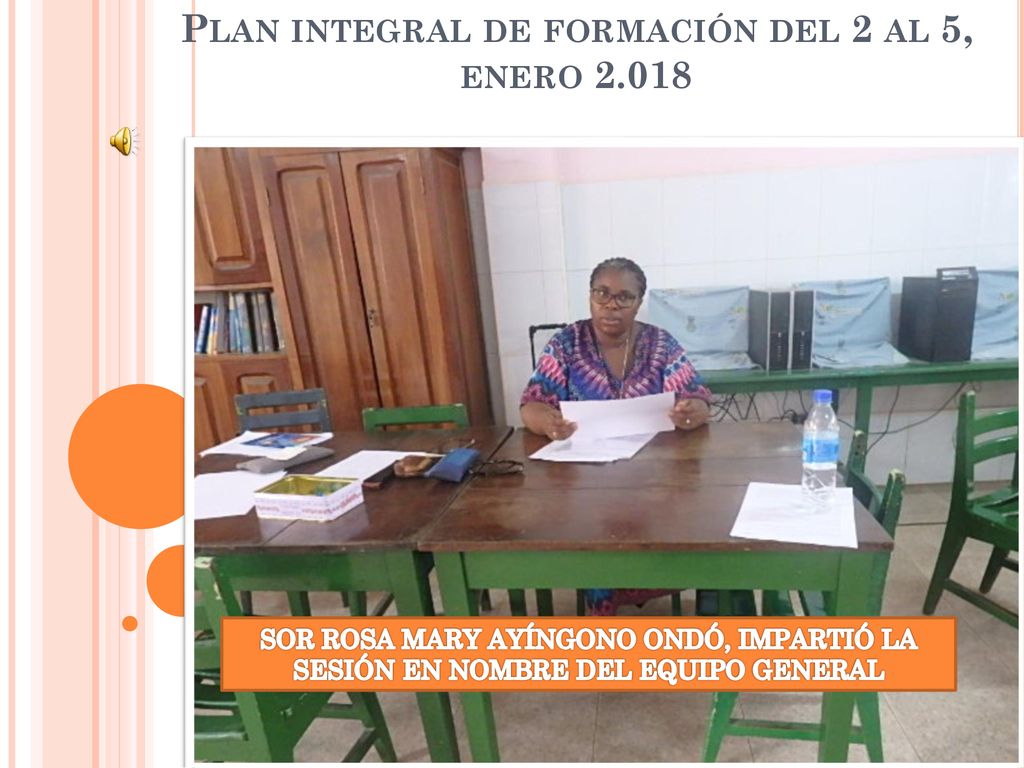 Plan integral de formación del 2 al 5, enero 2.018