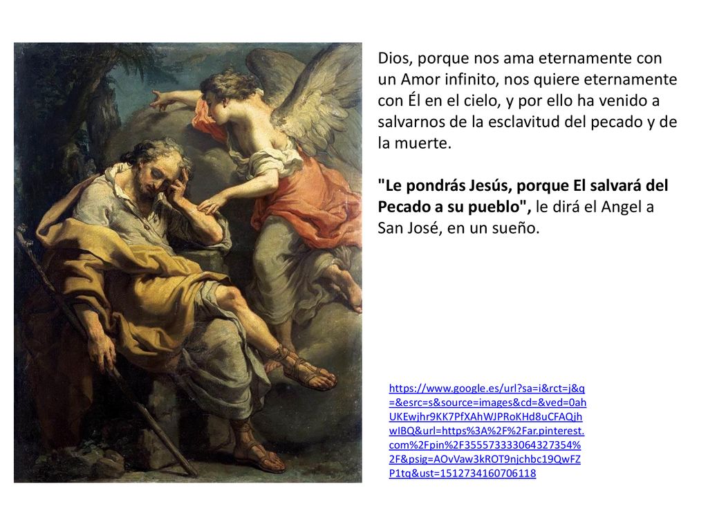 Dios, porque nos ama eternamente con un Amor infinito, nos quiere eternamente con Él en el cielo, y por ello ha venido a salvarnos de la esclavitud del pecado y de la muerte.