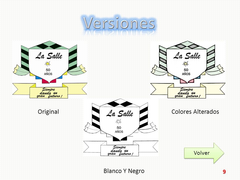 Versiones Original Colores Alterados Volver Blanco Y Negro