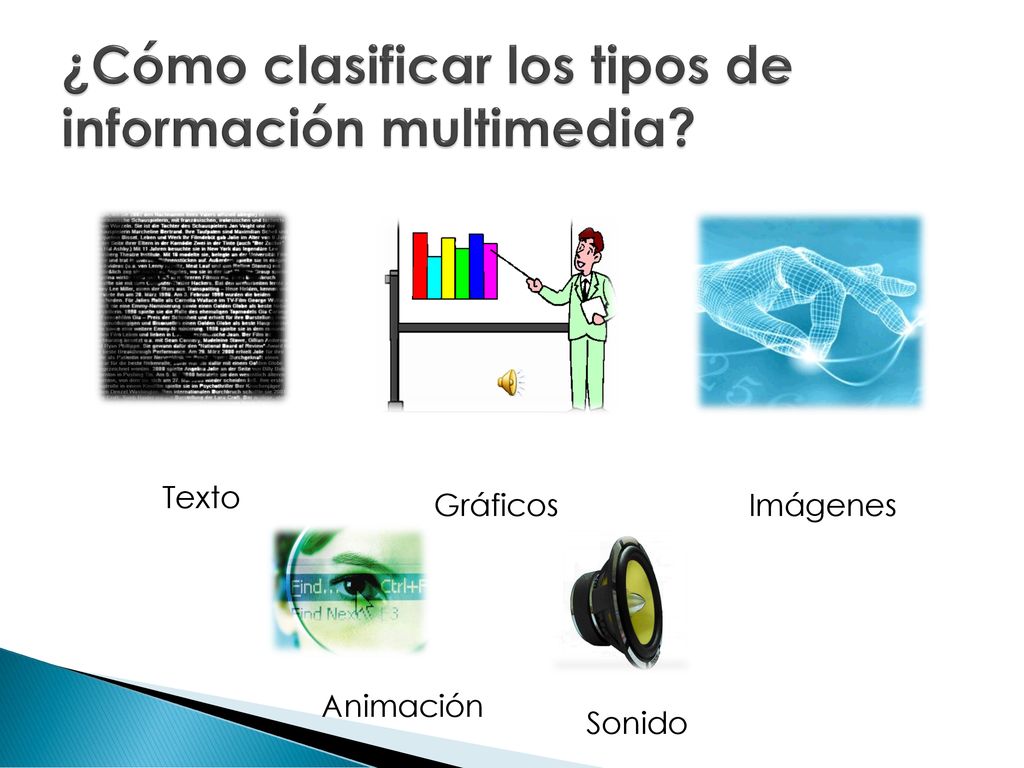 ¿Cómo clasificar los tipos de información multimedia