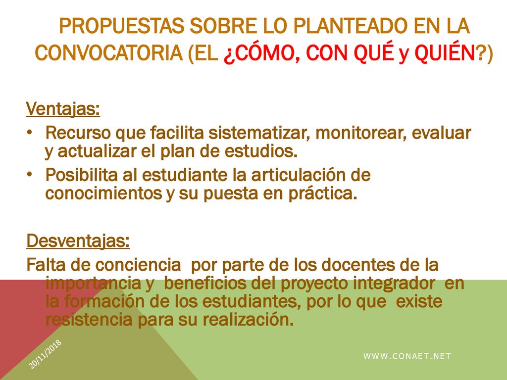 PROPUESTAS SOBRE LO PLANTEADO EN LA CONVOCATORIA (EL ¿CÓMO, CON QUÉ y QUIÉN )