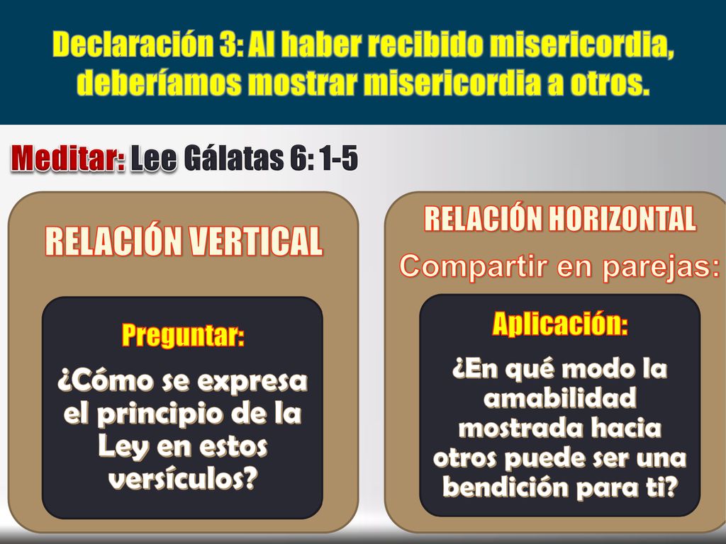 ¿Cómo se expresa el principio de la Ley en estos versículos