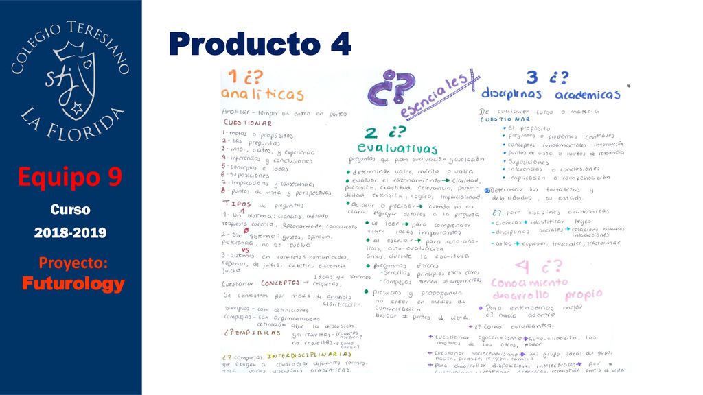 Producto 4 Equipo 9 Curso Proyecto: Futurology