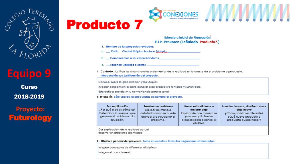 Producto 7 Equipo 9 Curso Proyecto: Futurology