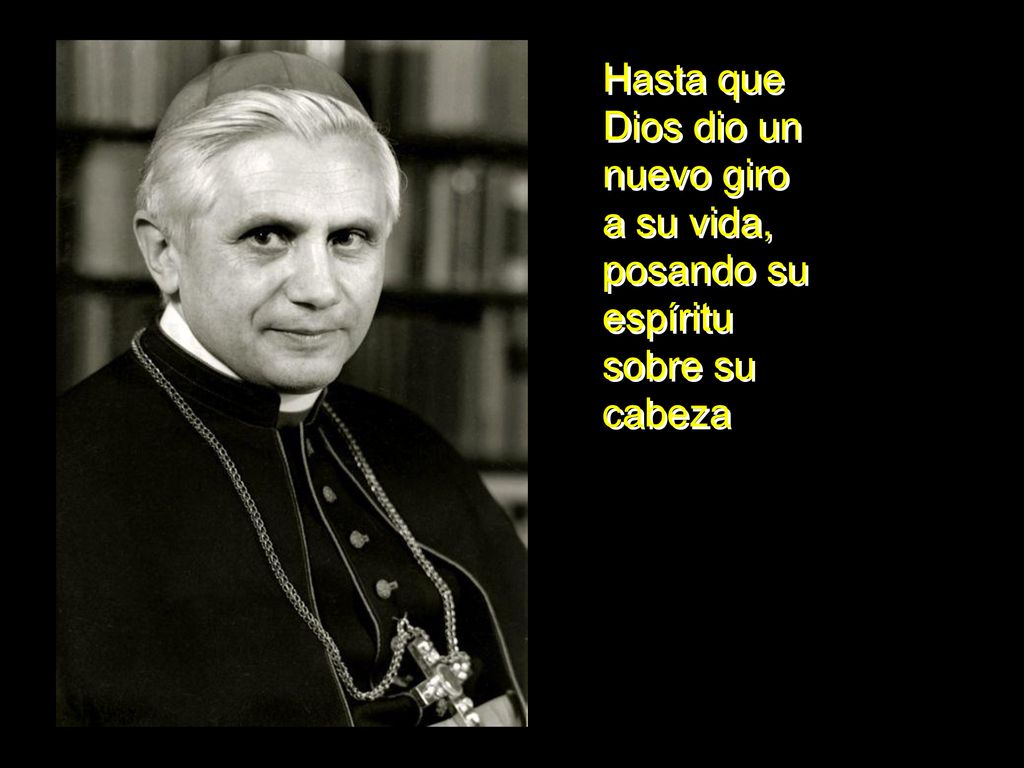 Hasta que Dios dio un nuevo giro a su vida, posando su espíritu sobre su cabeza